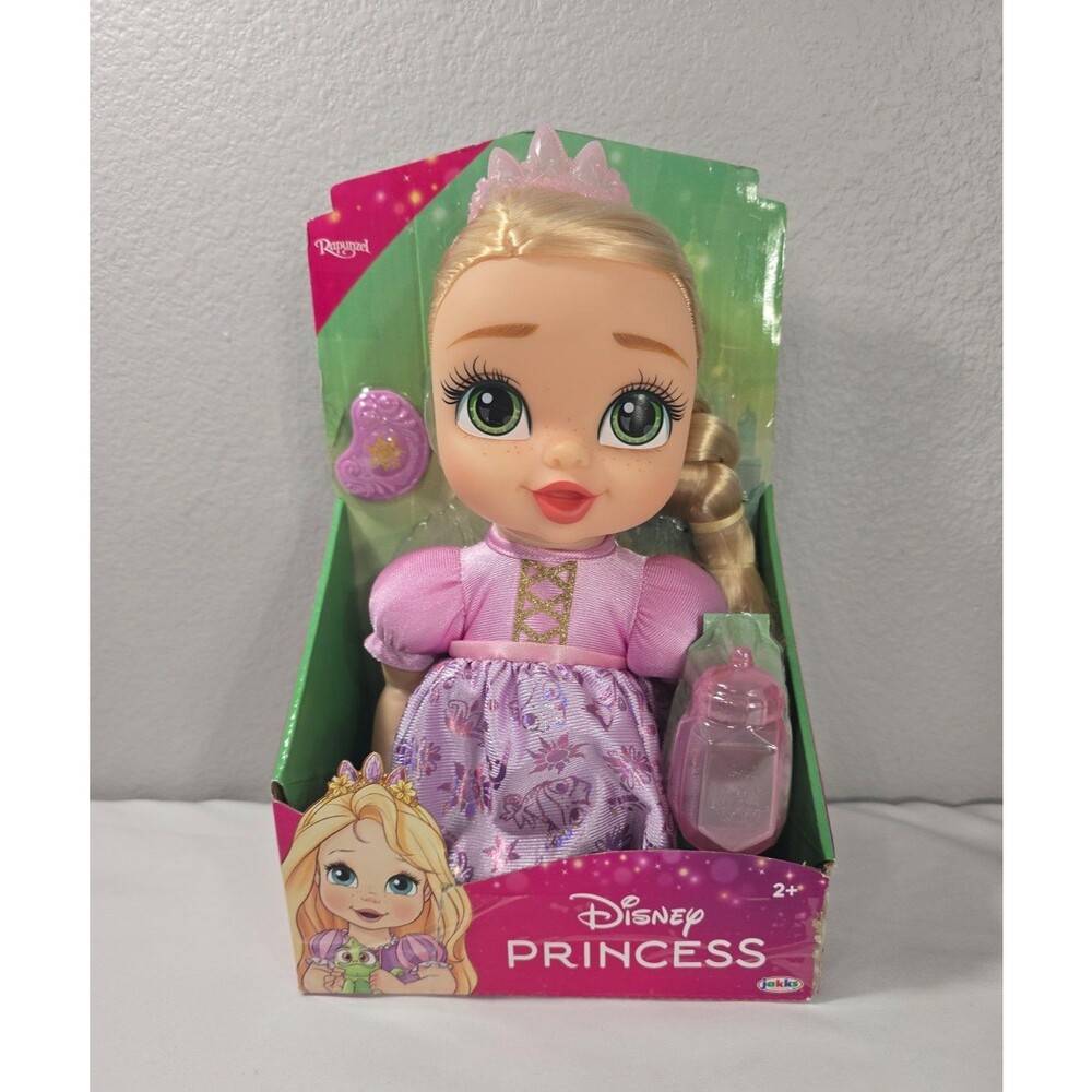 Disney Princess Rapunzel with Accessories Baby Doll New With Box Jakks